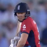 Johnny Bairstow batting at Southampton in the ODI against South Africa, 22nd June 2017